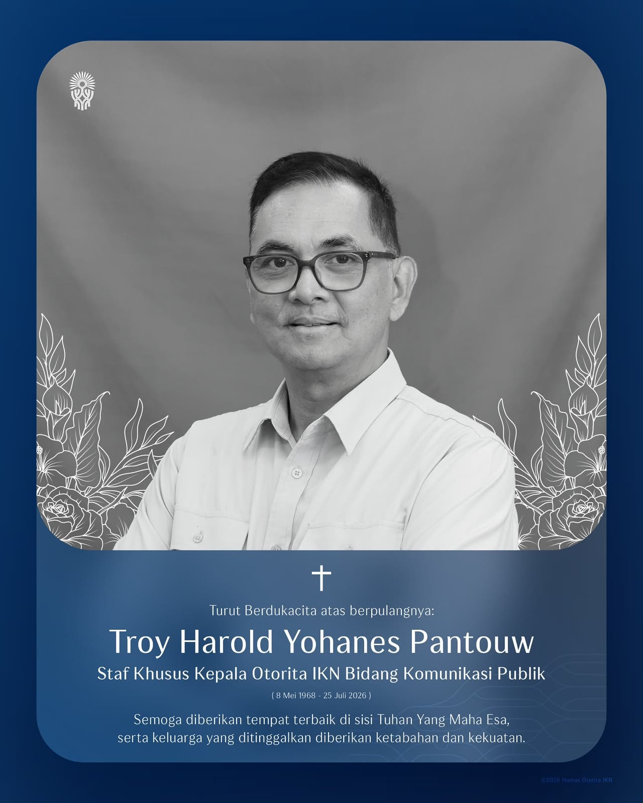 Otorita IKN Berduka Cita Atas Berpulangnya Staf Khusus Kepala Otorita IKN Bidang Komunikasi Publik