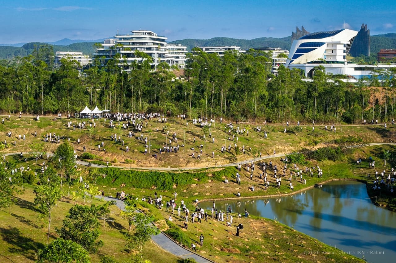 Penanaman di IKN