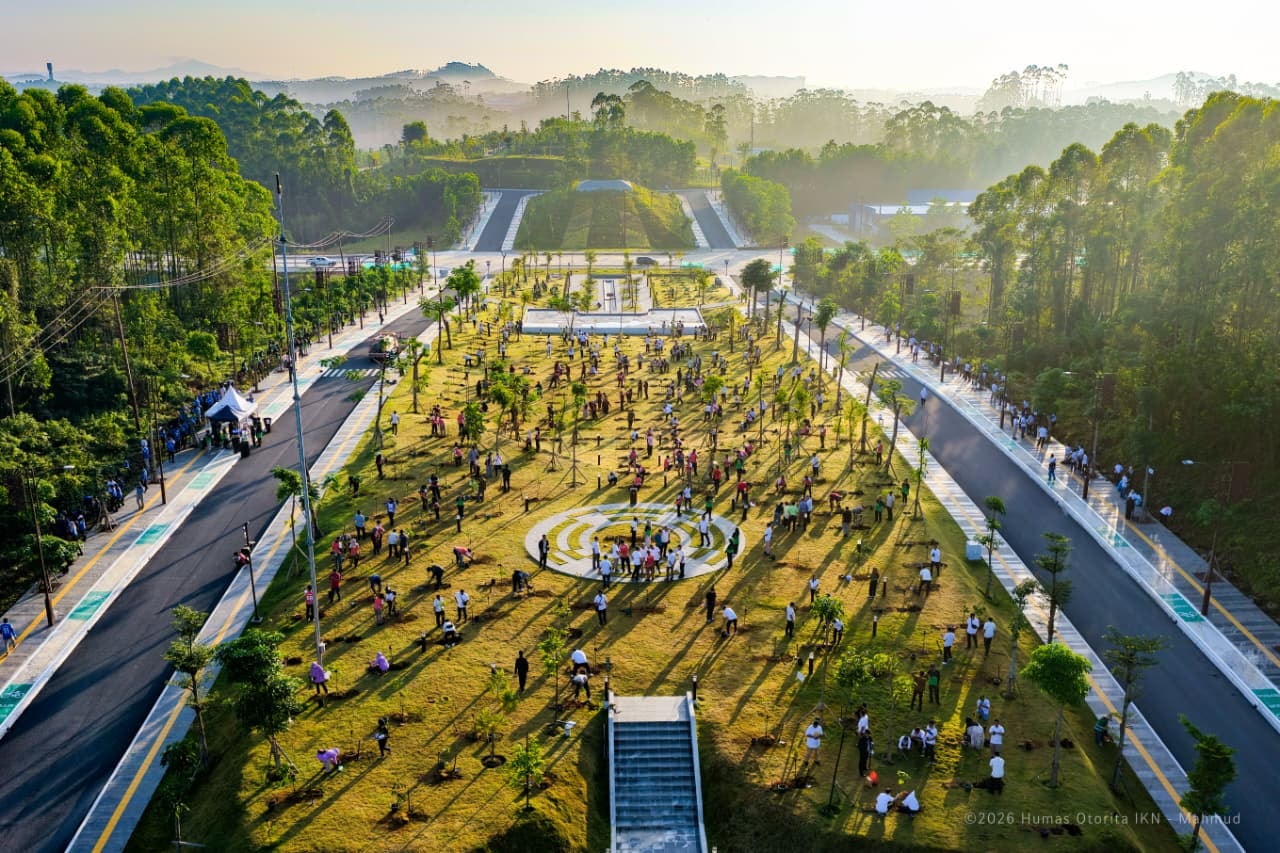 Penanaman Plaza Legislatif