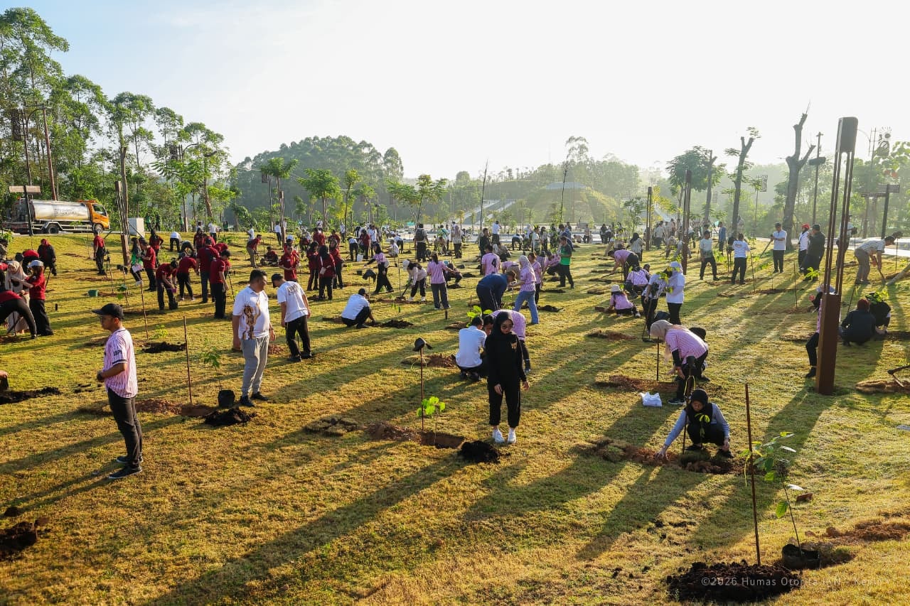 Penanaman Plaza Legislatif