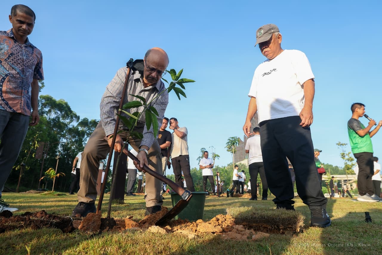 Penanaman Plaza Legislatif